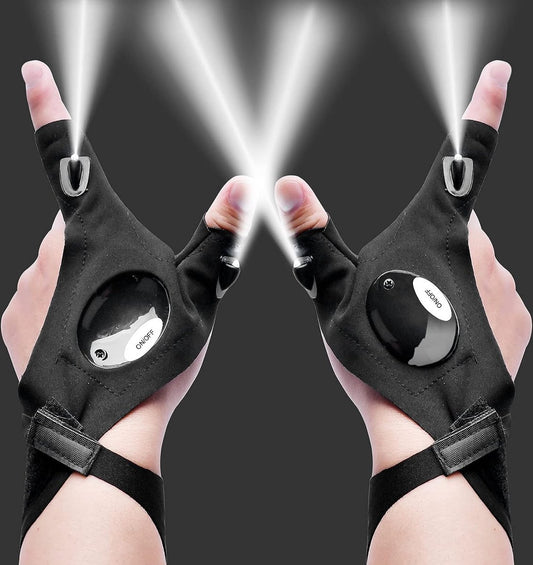 Gants LED Sans Doigts – Visibilité et Confort Pour Toutes Vos Activités